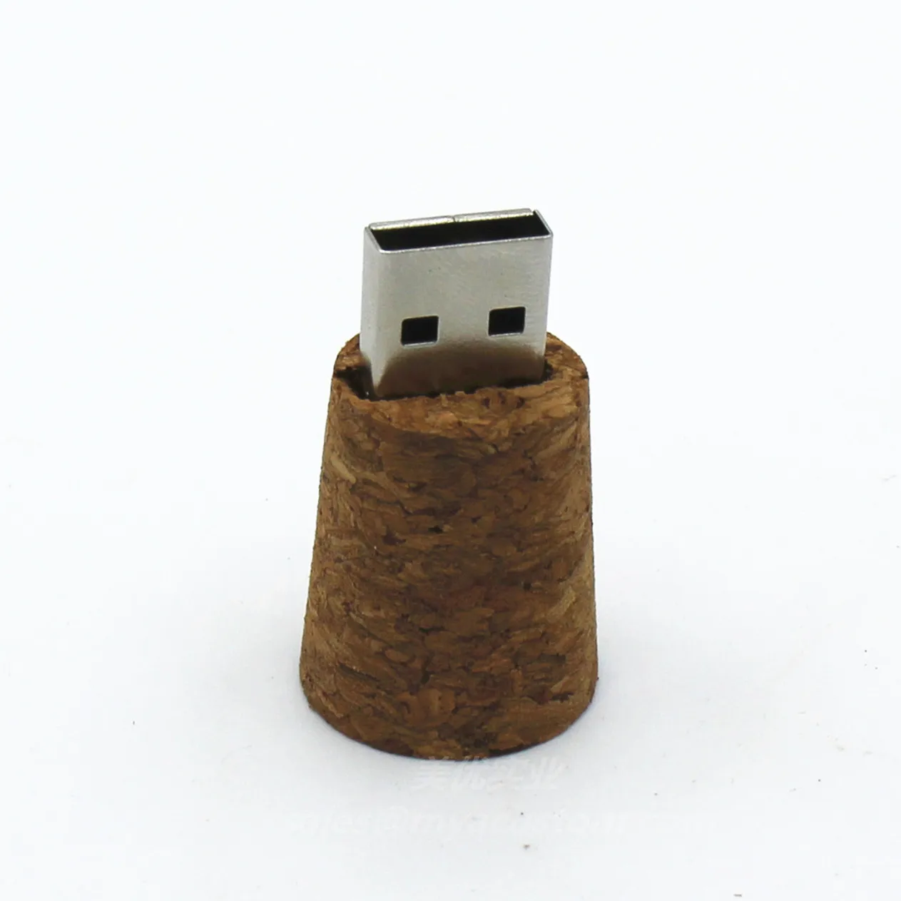 Customized laser engraving logo cork usb flash drive natural red wine cork pen drives 8GB