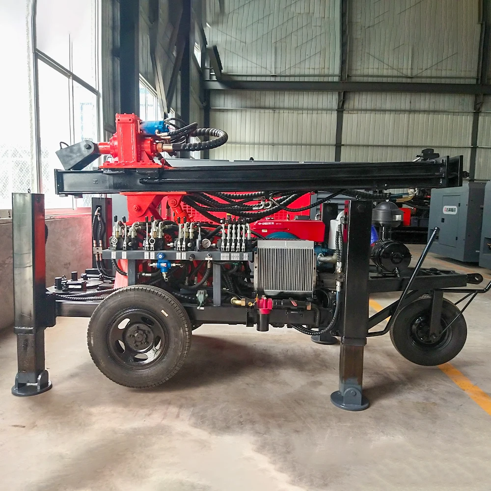 CS130B Electric Diesel Automatic Bore Well Rigs water well rig small water well drilling rigs for sale