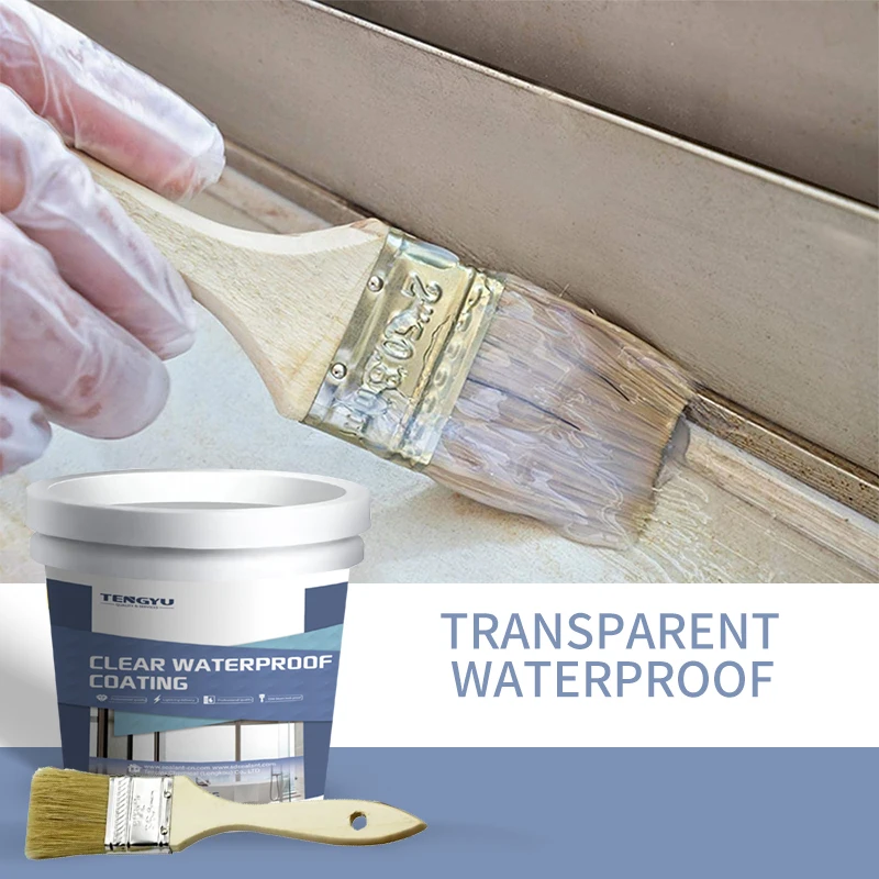 Bathroom Cement Concrete Waterproofing Material Waterproof Agent Invisible Coating Paste Sealant
