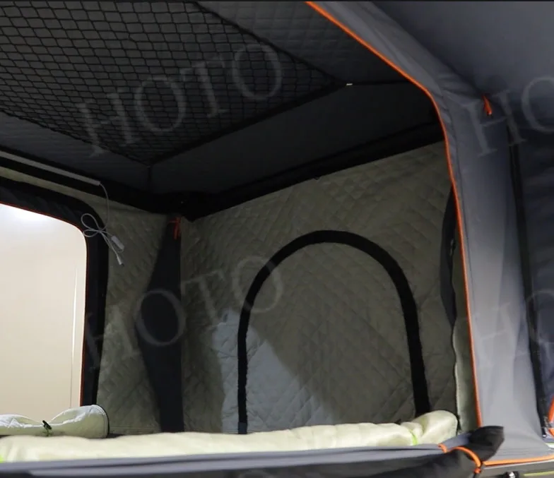 HOTO New Accessories 4x4 Aluminium car roof tent SUV Camping UV Resistant Foldable Canopy Waterproof Canvas Car Rooftop Tent