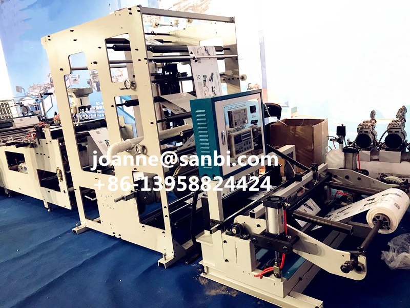 Полностью автоматическая высокоскоростная машина для производства сумок из ПЭВД