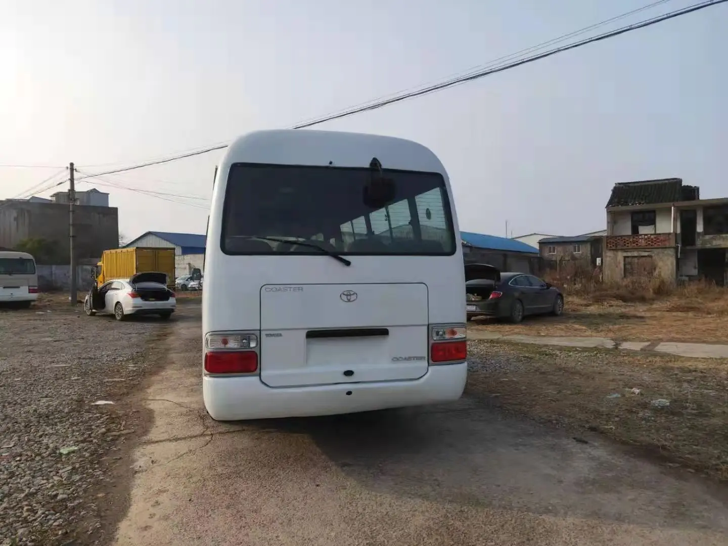 used japan original coach bus diesel manual 23 seats left steering toyot a coaster bus