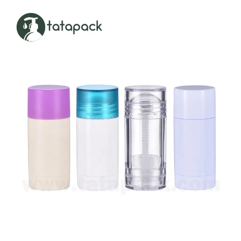 
0.5oz Empty Transparent Deodorant Stick Container 15ml Plastic Cosmetic Bottles for Lotion Stick, Lipstick Tube, Lip Balm Tubes 