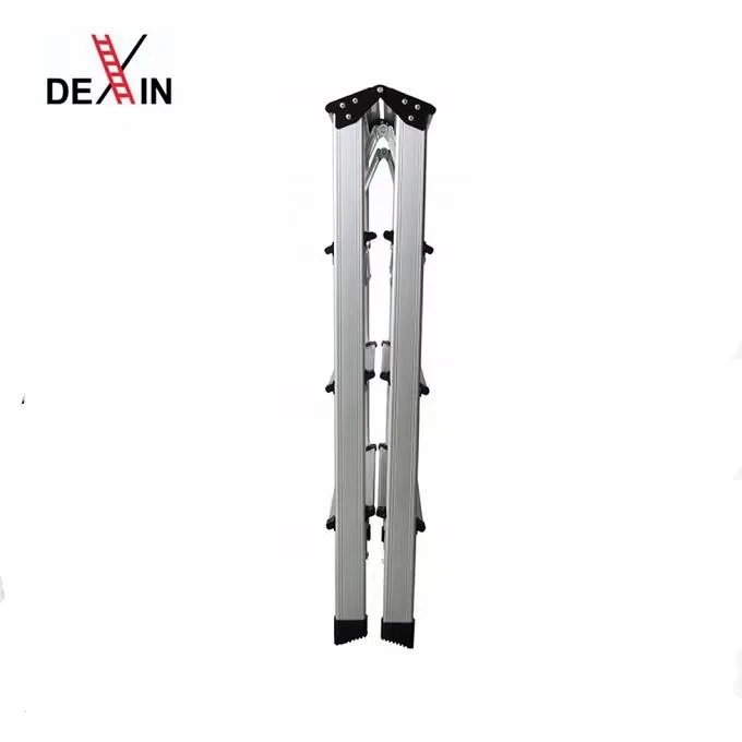 Two Side Ladder Household Ladder Folding Step Stool Portable Handy Work Ladders with Anti-collision Bar for Home