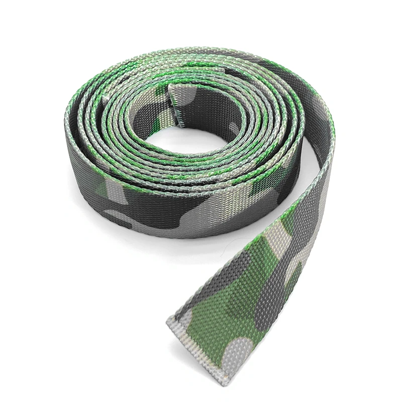 Gacent Custom Printed Camouflage Tank Grain Pattern Heavy Duty Polyester Nylon Mil Spec Belt Webbing