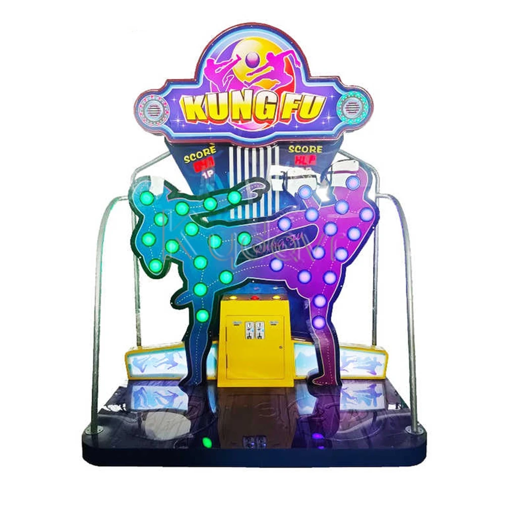 Two player interactive speed challenge battle push button game flash reflex and reaction training led light wall