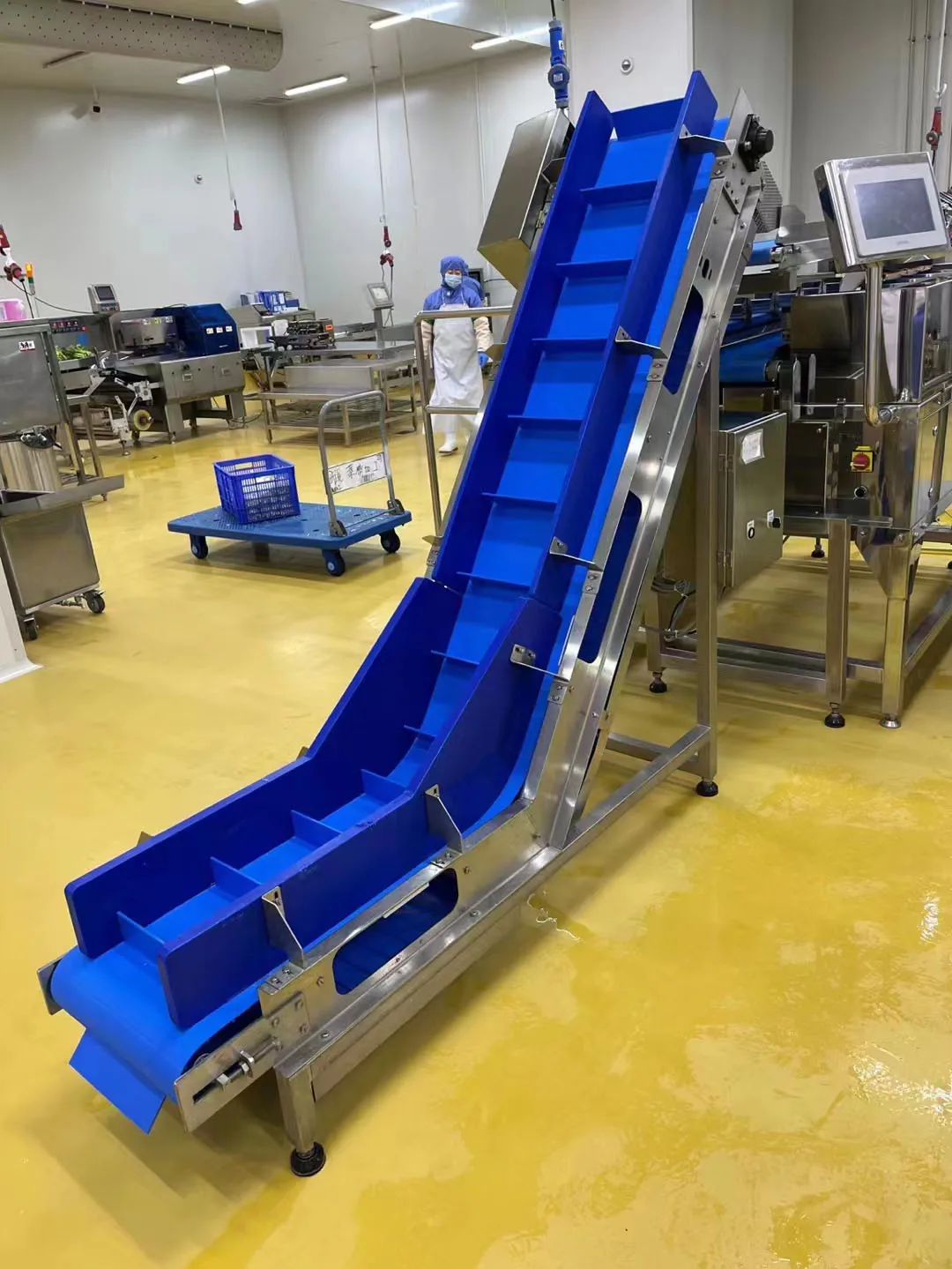 High Quality Easy Clean Belt Lifting Conveyor Machine Conveyor System Manufacture