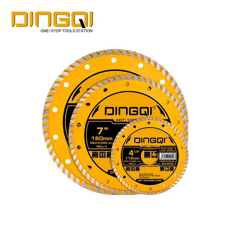 DingQi High Quality Granite Diamond Saw Blade Asphalt Tools for Tile Floor Marble