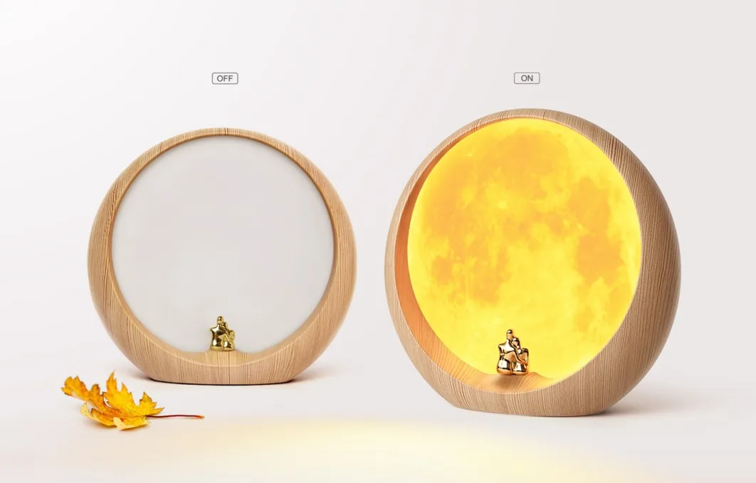 3D художественный Декор «сделай сам» на годовщину свадьбы USB-зарядка настольная лампа акриловый окружающий свет с свадьбой под полнолунной луной