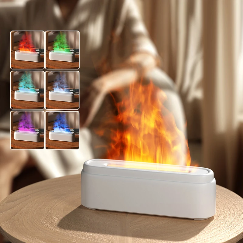 7 видов цветов ультразвуковой Ароматерапевтический увлажнитель воздуха