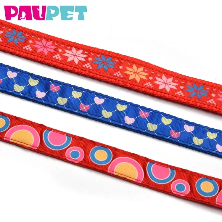 Best Selling for Dogs with Large Short Floral Coral Collar and Leash