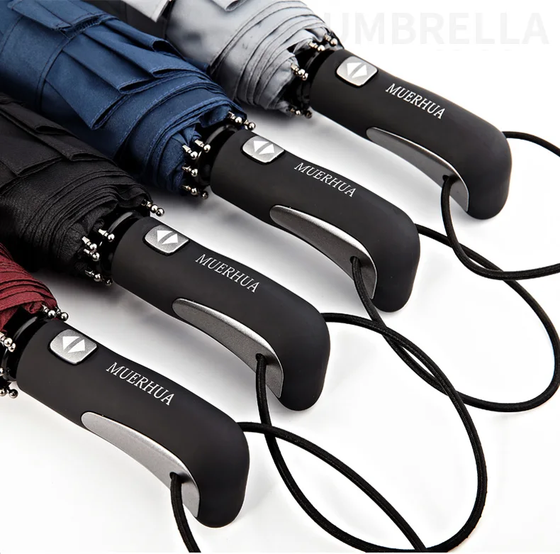 Compact Solid Color Auto Open and Close Logo printing fold umbrella custom waterproof fabric travel automatic umbrella