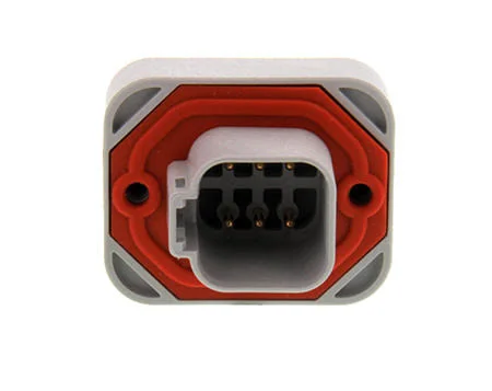 6 Way DEUTSCH DT15 Series Straight DT PCB Header Connector DT15-6P