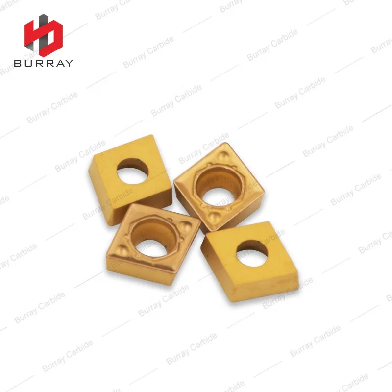 High Performance CCMT060204-HQ Tungsten Carbide Indexable Turning Insert with CVD Coating