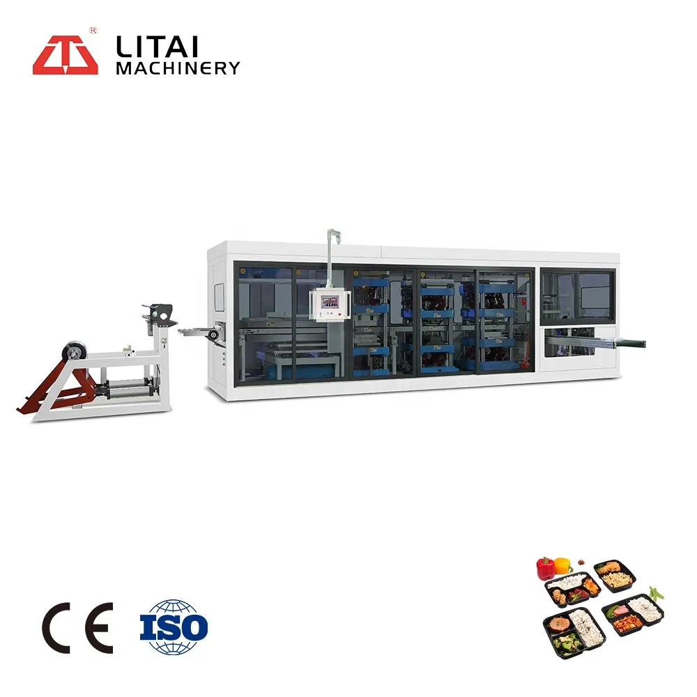 Термоформовочная Машина для крышек, пластиковые чашки, новый производитель, полностью автоматическая дешевая одноразовая коробка для фаст-фуда, пластиковая блистерная упаковка