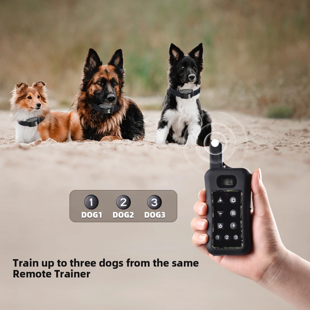 Garden Fencing 2 in 1 Containment electric dog fence System with remote dog training collar For dogs 10 LB ~120 LB