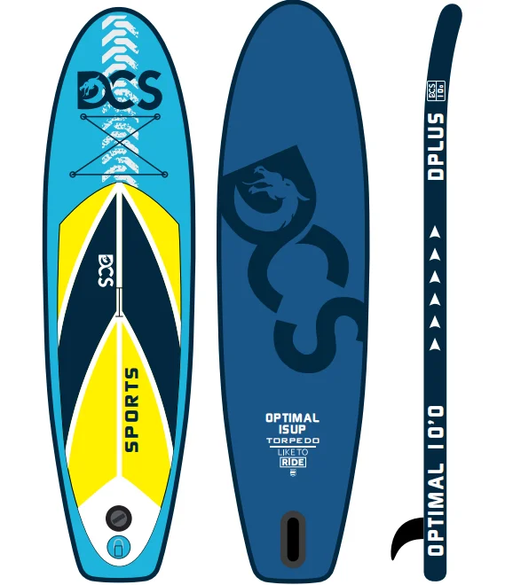 Sup Paddleboard желто-голубой китайский завод готовый к отправке дропшиппинг оптимальный