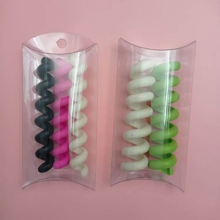 clear acetate plastic printed pillow box for gift/hardware/electronic/toy/scafts