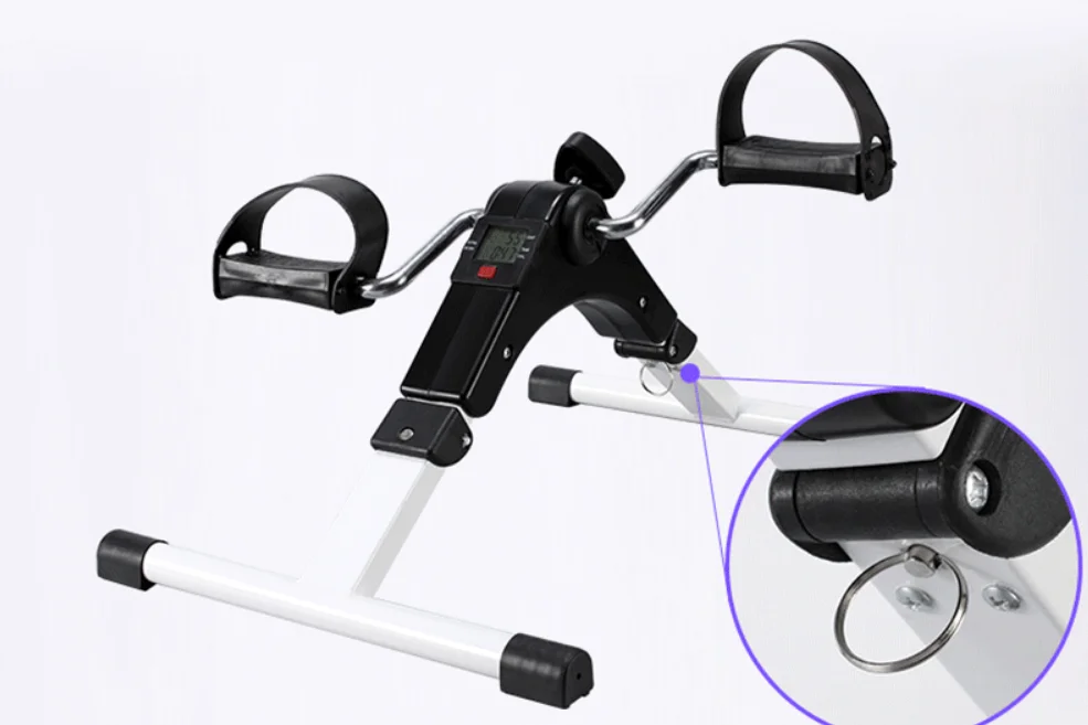 home gym Integrated leg trainer treadmill folding leg trainer foot pedal electric mini exercise bike for elderly