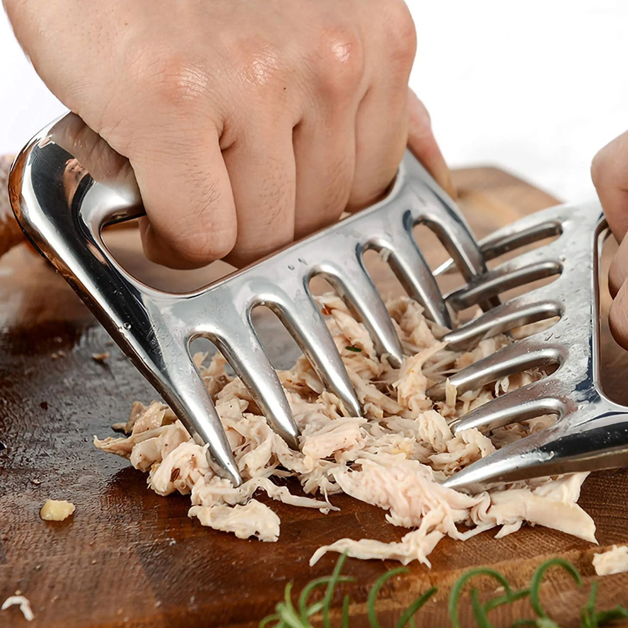 Low MOQ 18/0 Stainless Steel Bear Claw Meat Food Grade Meat Claws For Shredding