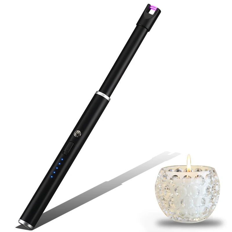 BBQ Arc Pulse Lighter Metal Electric Candle Lighter Rechargeable Electronic USB Lighter For Kitchen Gas Stove Flameless
