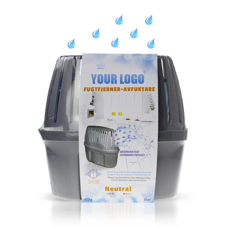 Big Capacity 1000ml Reusable Moisture Absorber Eliminating Box Dehumidifier for Living Room