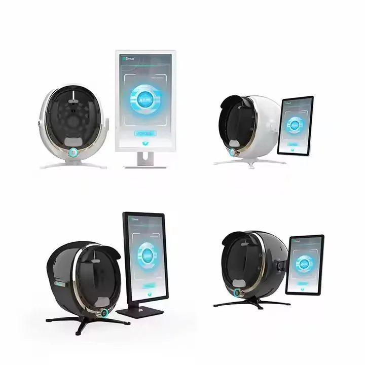 3D Visia Moji AI Intelligent Skin Analysis Bitmoji 8 Spectrum Digital Analyzer Face Analysis Machine Facial Scanner Analyzer