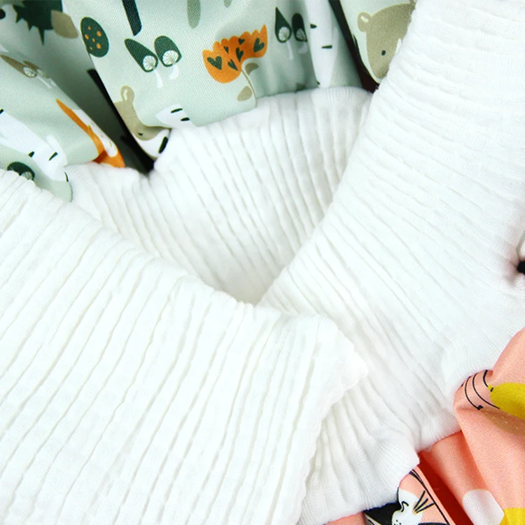 PUL Waterproof Bamboo Terry Training Skirts Cloth Sleeping Bed Pad Baby Diaper Skirt Print New Microfiber Printed or Custom