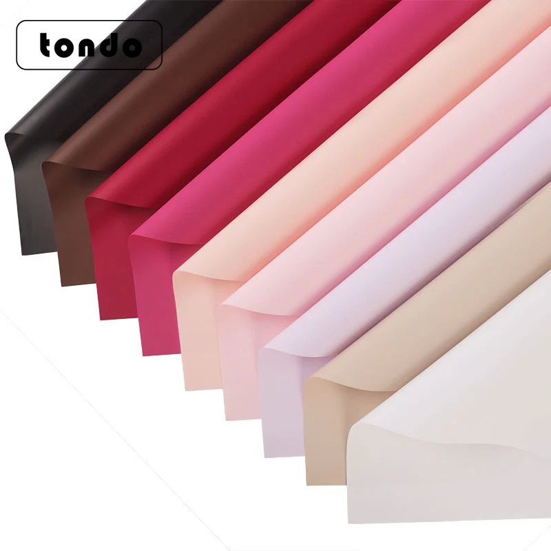 New 20 sheets 35*50cm Waterproof Flower Boutique Packaging Paper Korean Paper