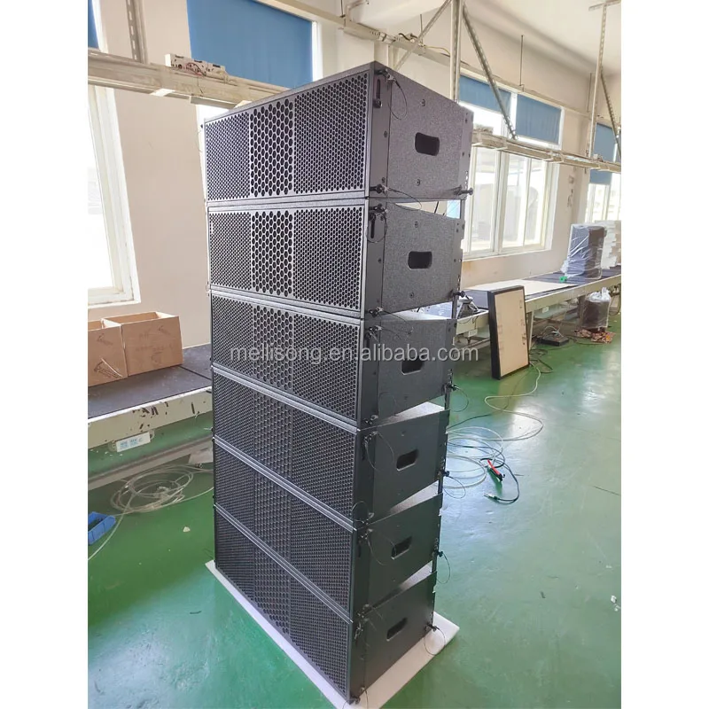 New Arrival double 10 inch active 3-way high power line array stage speaker professional Outdoor audio system for music festival