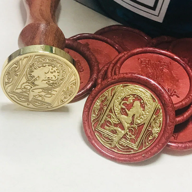 Оптовая продажа ретро антикварные печатные штампы YI Wu для скрапбукинга латунные