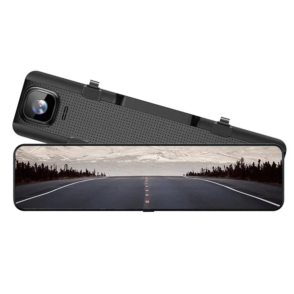 touch screen car 4G WIFI loop recording dual lens 1080 hp car rear view mirror monitor