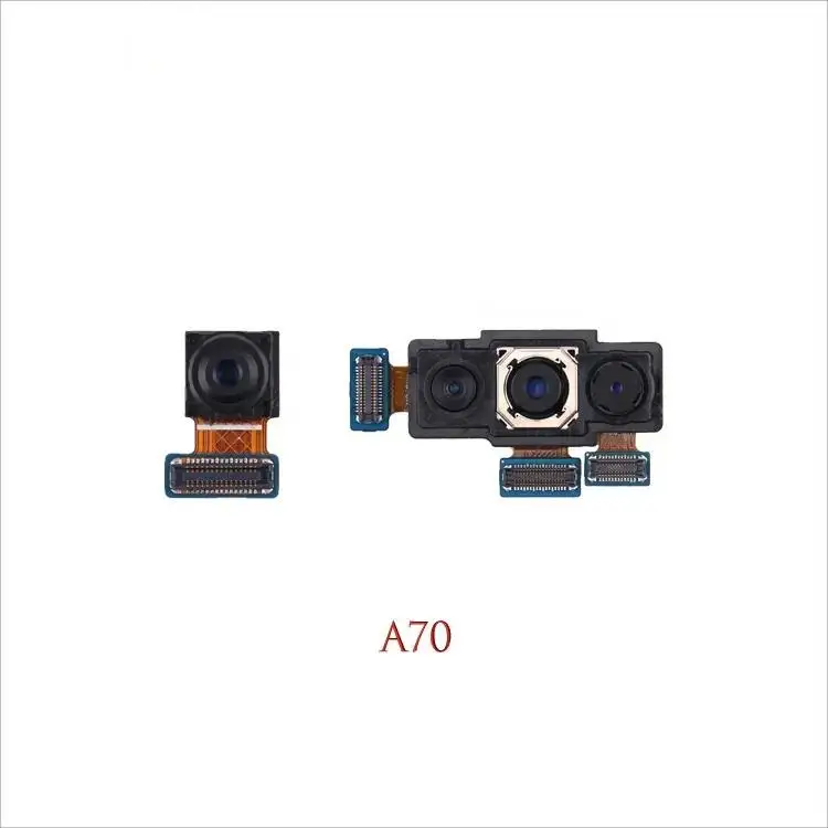 Mobile phone front rear camera for samsung galaxy A70 back camera flex cable replacement