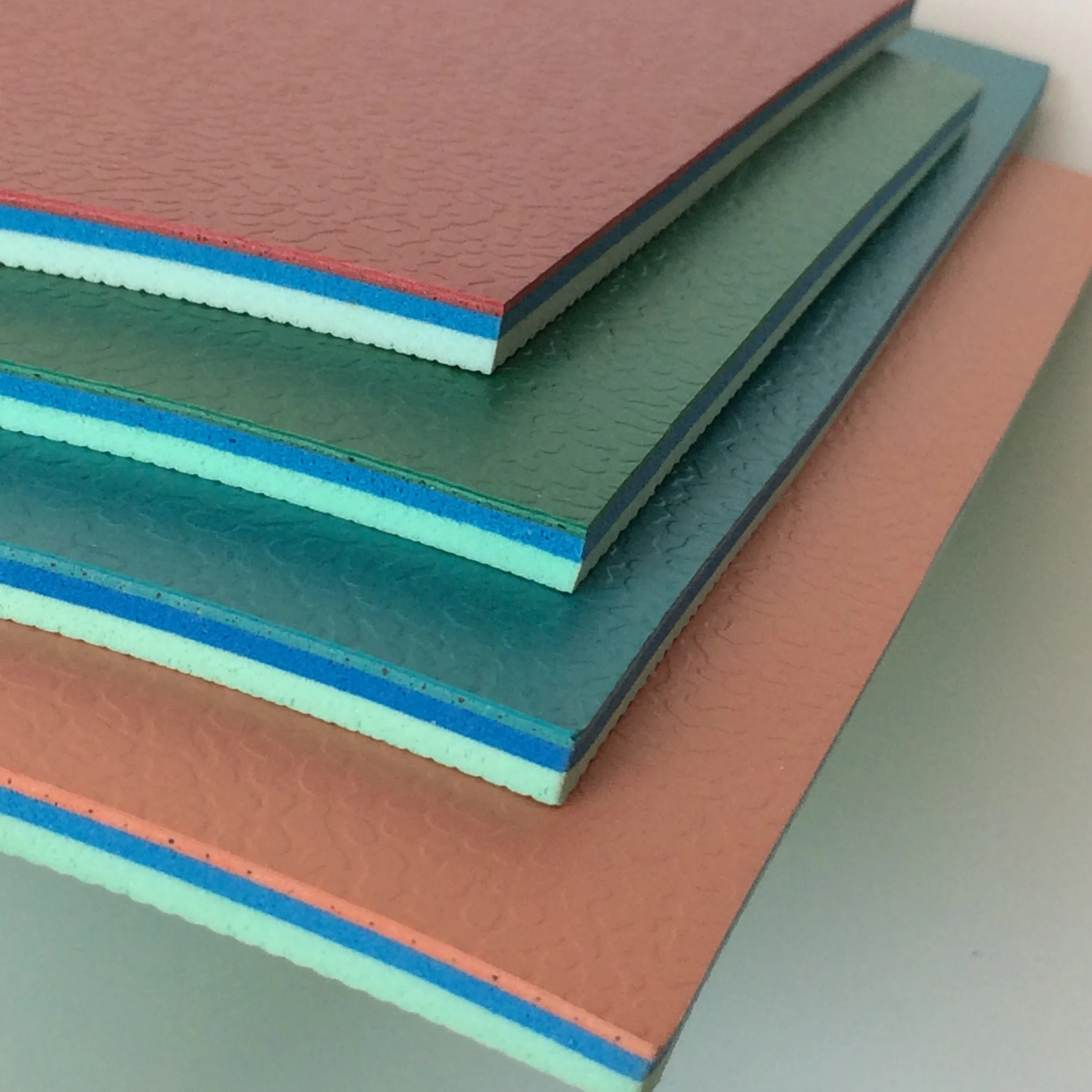 Badminton Indoor Volleyball Sport Floor Tennis Wooden Vinyl Wood WPU Gym Modern Pvc Interlocking Indoor Sports Tile 1.8m CN;HEB