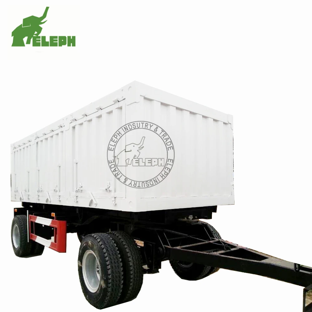 2-axis 3-axis drawbar side tipper dump trailer used 80 tons full tipping dump truck trailer 07