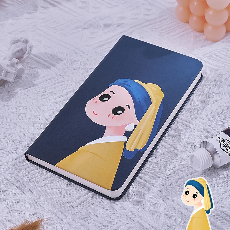 Customize Cartoon Cute Cover Daily Weekly Plan Pu Leather Yearly Planner Notebook