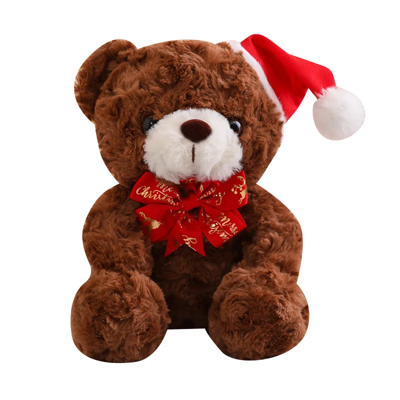 High Quality Custom New Design Mini Cute Small Teddy Bear Plush Brown Bear with Bow