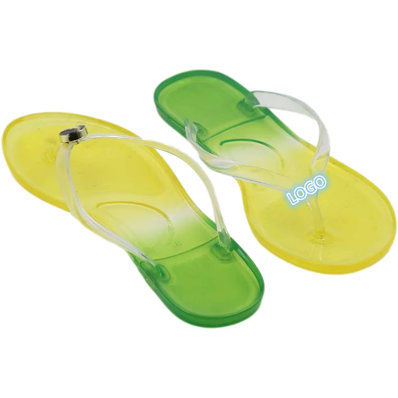 Yoga Mat for Wedding Guests Jelly Hotel Flop Memory Foam Flip Flops PVC 600 Pairs High-quality GZQD01