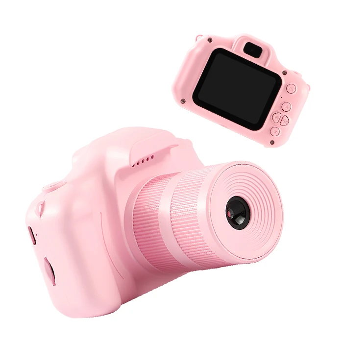 Hotsale cartoon Mini Camera 2.0 2.4 inch Kids Video Digital photo Camera Best Toy Gifts For Boys And Girls rotatable camera