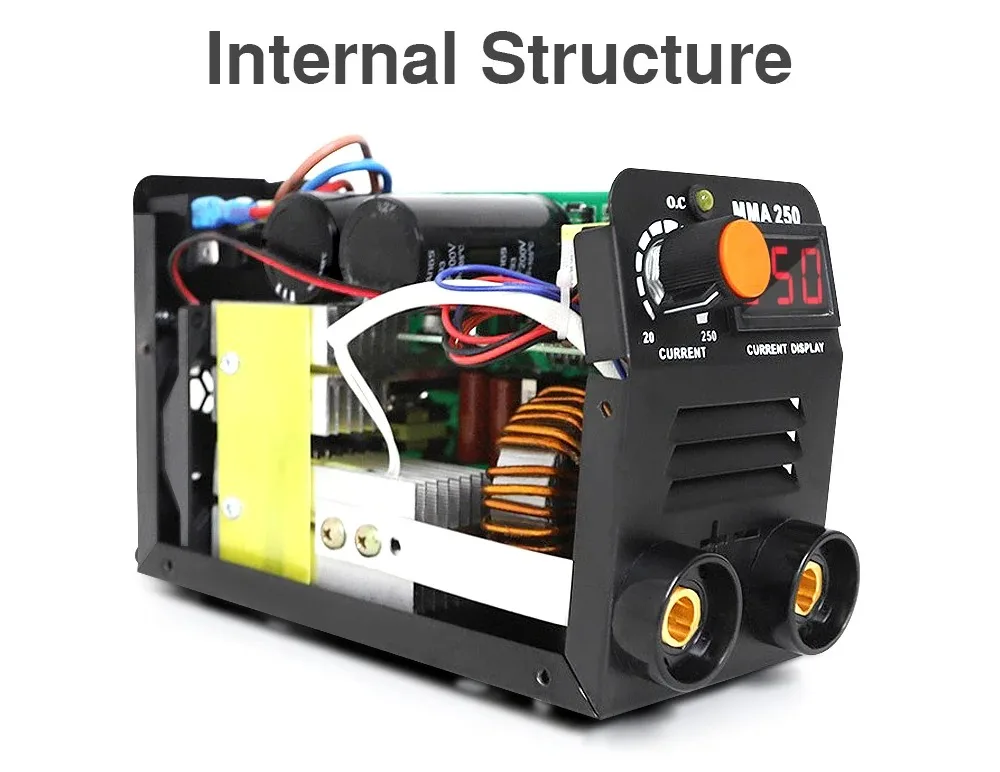 Portable ZX7 250A MMA Arc Welder Inverter Welding Machine 110V 220V Mini Iron Electric Welding Equipment Car Repairing Tools
