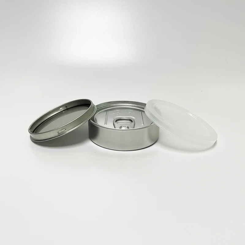 100ml Tin Can Metal Tuna cans Hand presstin customized stickers Canned Food Container Smell proof 3.5 Jar