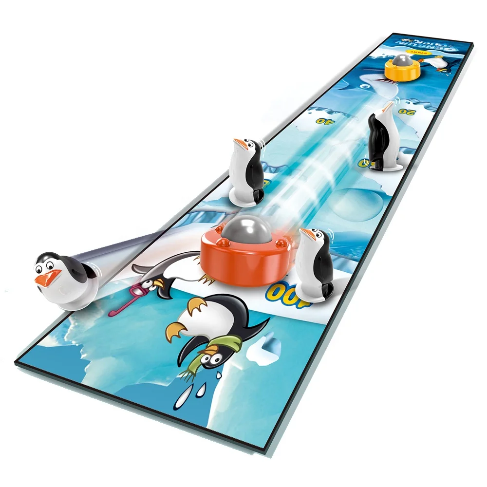 Hot Selling Mini Tabletop Air Hockey Game Set 007-156 Desktop Penguin Pucks Toy For Kids & Adults Gifts