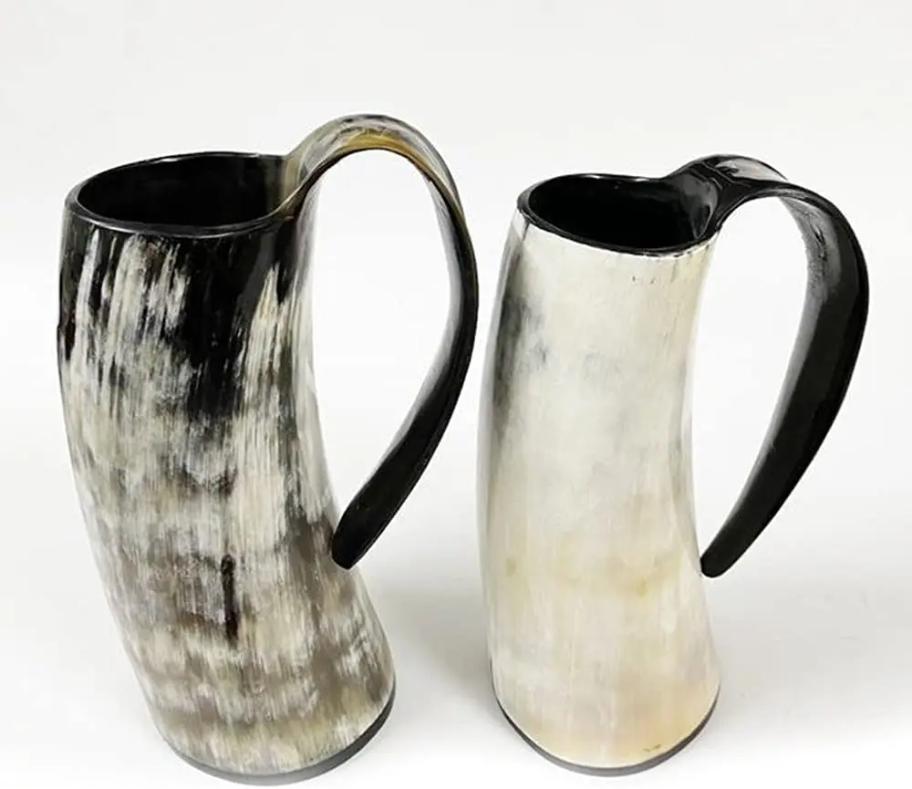 Dropshipping Original Handcrafted Viking Drinking Horns Viking Mug Unique Medieval Inspired Beer Mug Handcrafted Ox Cup