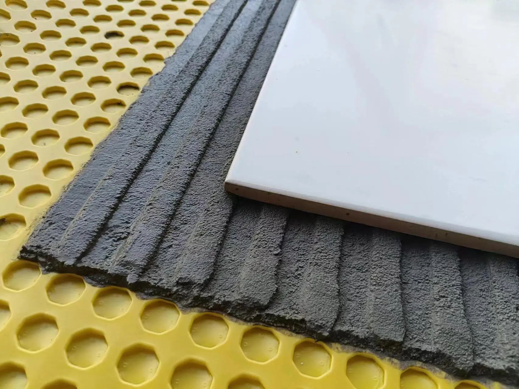 TYCO Uncoupling Membrane 1/8 Thick Anti-Fracture and Crack Isolation/Waterproof Flooring Underlayment Tile Membrane for Bathroom