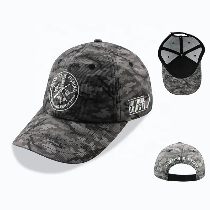 Custom Summer Designer Golf Camouflage Printed Logo Hats For Men Baseball Trucker Sports Snapback Cap caps wholesale