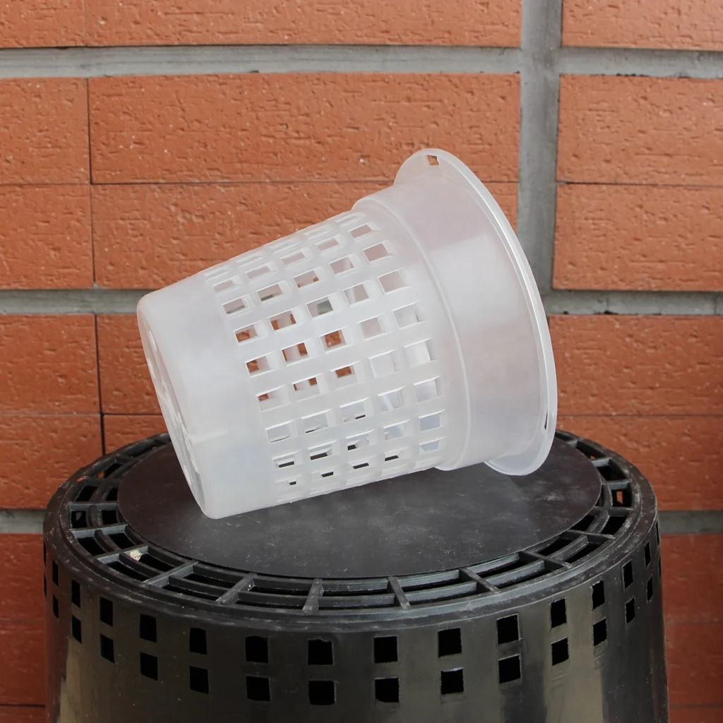 Высококачественный утолщенный прозрачный сетчатый горшок с воздушным корнем для