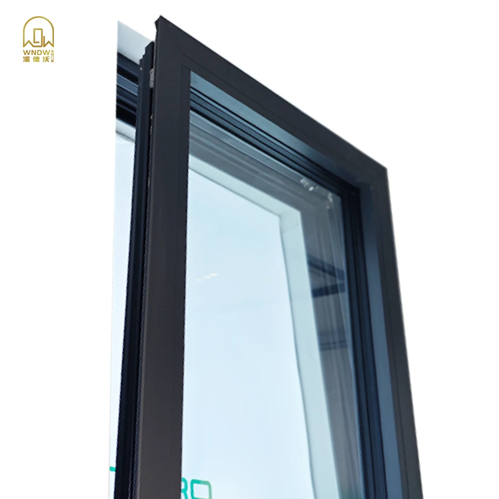 Windowall GE75 Высокое качество окна энергосберегающие теплоизолированные горизонтальный открытый механизм поворотное окно