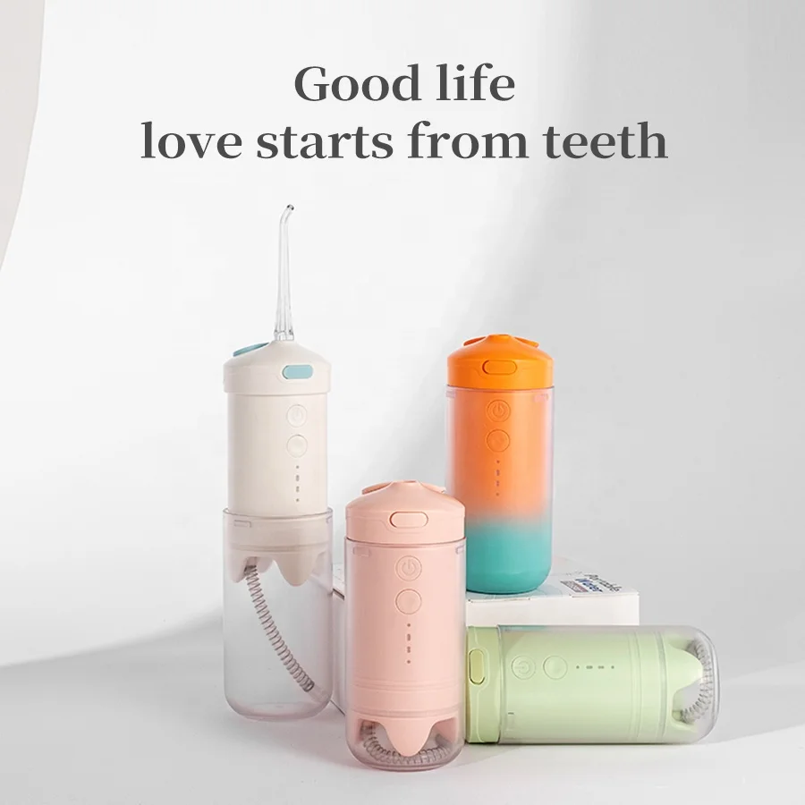 Hot sale Portable Ipx7 Cordless Teeth Cleaning Mini Tank Electric Water Flosser Dental Oral Irrigator For Traveling