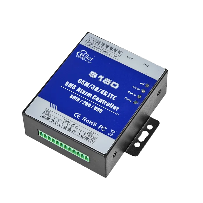 4G Telecom Base Station Power Outage Monitoring SMS Alarm Control System S150