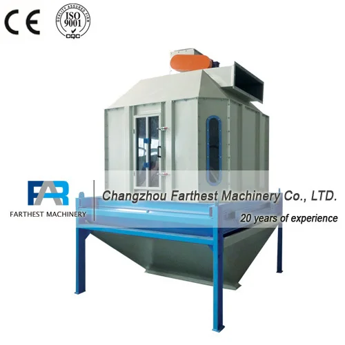 Changzhou Farthest Counter Flow Hot Air Cooler/Fish Feed Pellet Cooler Machines